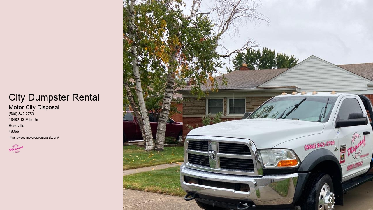City Dumpster Rental