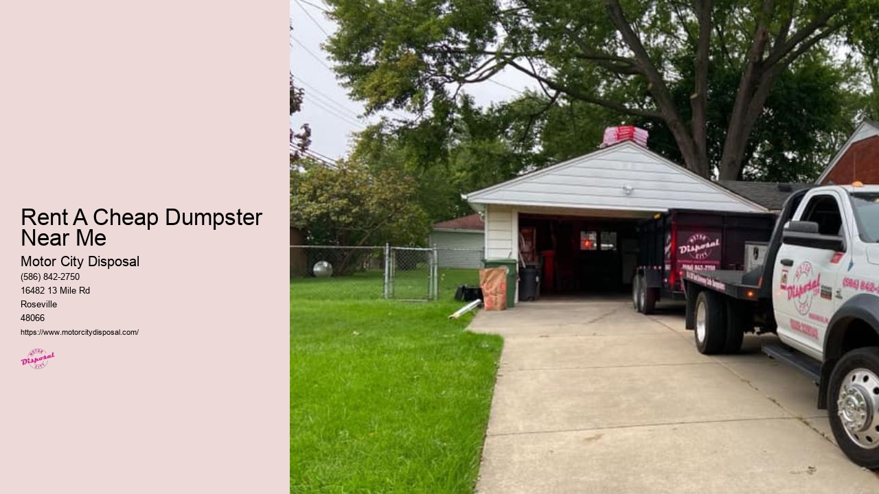 Dumpster Rental Roseville MI