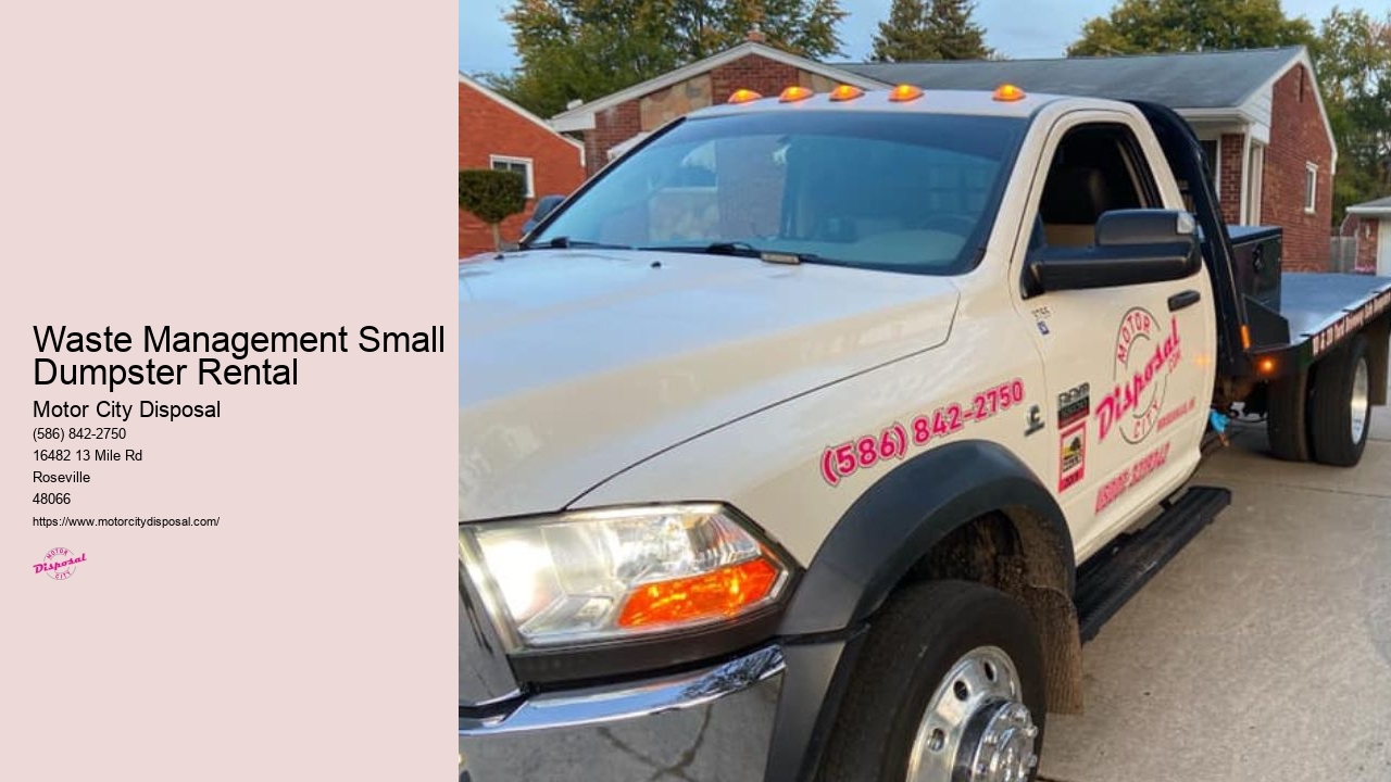 Waste Disposal Dumpster Rental